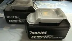 89.Makita BL1830B 18V 3.0Ah バッテリー 2個セット - メルカリ