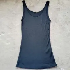 美品　ドゥーズィエムクラス リブタンクトップ *rib タンクトップ ブラック