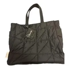 本日限定価格　ニコアンド キルトトートバッグ ブラック