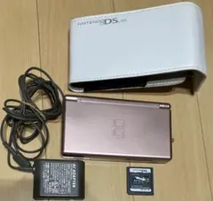 美品 ニンテンドー DS Lite DSライト 本体 メタリックロゼ 逆転裁判2