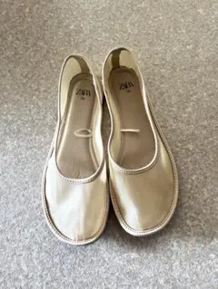 ZARAメッシュフラットシューズ38