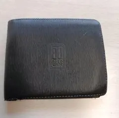DAKS 二つ折り財布 ブラック レザーのサムネイル