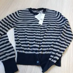 新品 MURUA ボーダーカーディガン