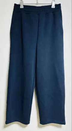 UNIQLO : C（ユニクロシー）スウェットワイドパンツ ネイビー Mサイズ