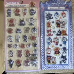 アンパンマンジュエリードロップ アクリルシール 2枚セット