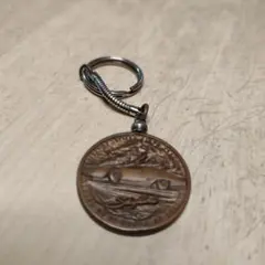 文ちゃん様専用ブロンズ　スカイライン　デザイン メダル キーホルダー