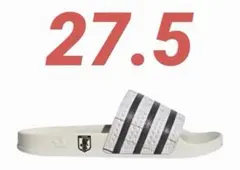 27.5 adidasアディダス サッカー日本代表 トレフォイル サンダル