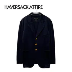 HAVERSACK ATTIRE Cotton Jacket ネイビー 日本製のサムネイル