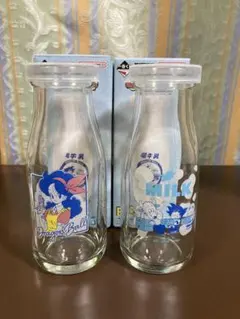 一番くじ ドラゴンボール 牛乳瓶グラス 2種セット