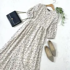 ハニーサックルローズ　HONEYSUCKLE ROSE ロングワンピース　花柄