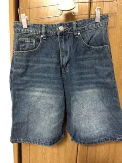 デニムショートパンツ SHEIN