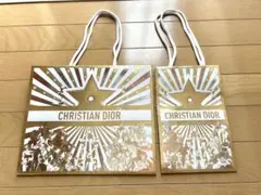 【新品】CHRISTIAN DIOR ショッピングバッグセット2枚セット