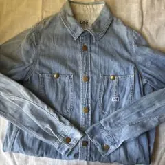 Lee デニムワンピース　はおり　長袖 ライトブルー