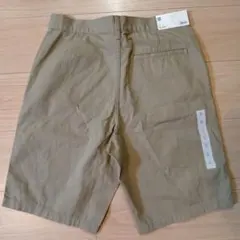 GU メンズ チノハーフパンツ ベージュ Sサイズ 新品