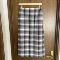 お値下げ！MACKINTOSH PHILOSOPHY チェックロングスカート　Ｍ