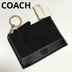 【新品】COACH コーチ コインケース 小銭入れ シグネチャー ブラック