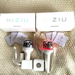 NiziU 公式ペンライト 2個セット・おまけ付き
