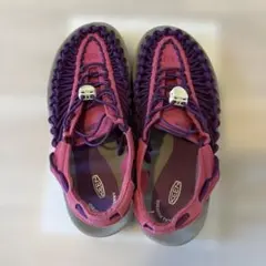 KEEN UNEEK スポーツサンダル パープル ピンクのサムネイル