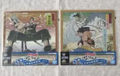 一番くじ ワンピース 極剣豪達 C賞 浮世絵風色紙 2枚 ルフィ 未開封