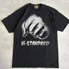 美品　Hi-STANDARD 両面プリント バンドTシャツ M 黒のサムネイル