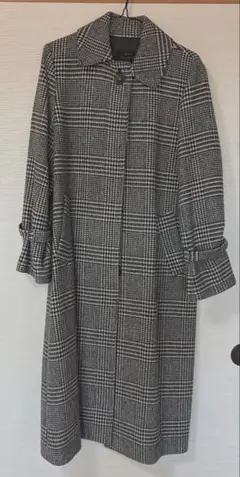 23区 ツイード グレンチェック ロングコート - メルカリ