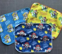 スーパーマリオ 一番くじ　タオルハンカチ 3枚組