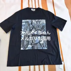 【新品未使用】エルメス Mega Chariot メンズプリントTシャツ　黒　Sのサムネイル