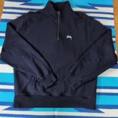STUSSY　ハーフジップスウェット　ビックサイズのサムネイル