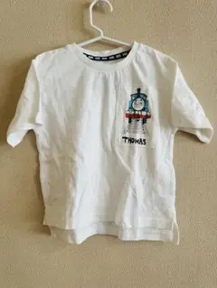 チャオパニック きかんしゃトーマス 半袖Tシャツ ホワイト110のサムネイル