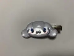 サンリオ キャラクターズ　サンリオ　シナモ　シナモロール　ぷっくり　ヘアクリップ