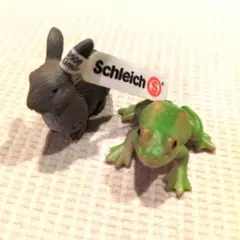 Schleich 蛙、兎