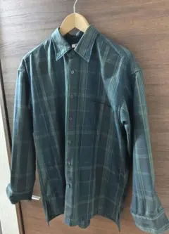 UNIQLO U フランネルオーバーサイズチェックシャツ