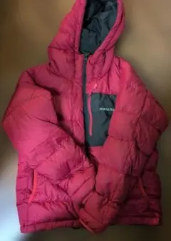 ヨッシー様専用mont-bell フード付きダウンコート 140 赤