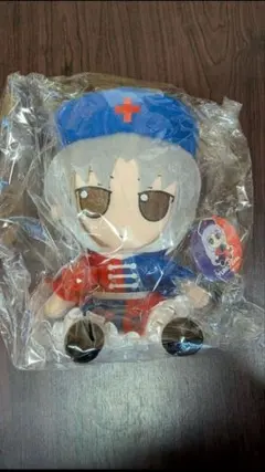 新品未開封 特典缶バッジ付き ふもふも れんこ 東方ぬいぐるみシリーズ