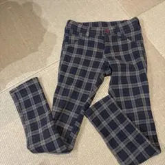 Right-on 裏起毛　チェック柄　スキニーパンツ　Mサイズ