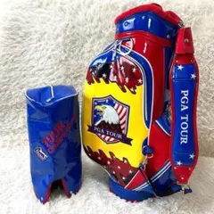 希少 美品 レディース ルコックゴルフ キャディバッグ アメコミ柄