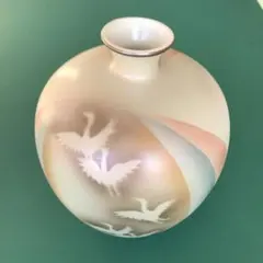 tokora様専用】伝統工芸士 福田良則 作 九谷焼 金彩赤絵 鳳凰文 花瓶