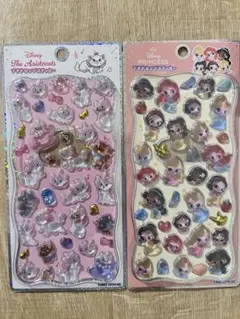 正規品　プチドロップステッカー　プリンセス　マリー　おしゃれキャット　ディズニー