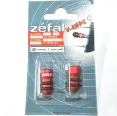 バルブキャップ zefal V-KAPS レッド