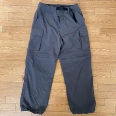 GU カーゴパンツ ダークグレー M ショートパンツ　2WAY