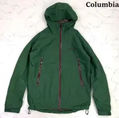 美品★コロンビア マウンテンパーカー オムニヒート グリーン Mメンズ