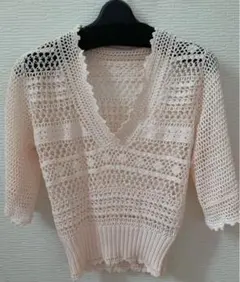 スナイデル　ハンドクロシェコンパクトニット