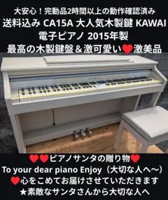 送料込み 大人気木製鍵 KAWAI 電子ピアノ CA15 2014年製 2026年最新】CA15 kawaiの人気アイテム - メルカリ