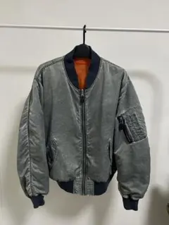 【グッドレギュラー】リバーシブルMA-1 メタリックシルバー