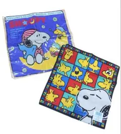 昭和レトロ　SNOOPYスヌーピー ウッドストック　ハンカチ2枚セットのサムネイル