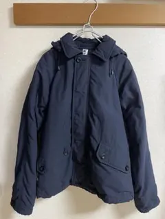 極美品 MHL ダブルジップパーカー L ネイビー セール】MULTI GIMMICK DESIGN DOUBLE ZIP PARKA/マルチギミック