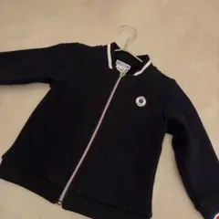 JACADI ネイビー ジップアップジャケット(裏起毛) 96cm