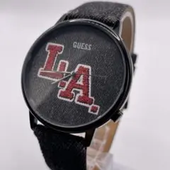 ゲス オリジナルGuess L.A デニム文字盤 腕時計 クォーツ ブラックのサムネイル