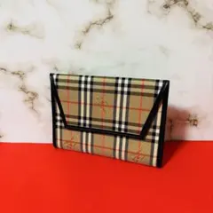0013 BURBERRY ノバチェック お札入れ 財布