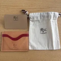 【新品】IL BISONTE レザー カードケース　定期入れ